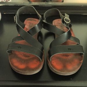 Blowfish black strap sandals - size 10